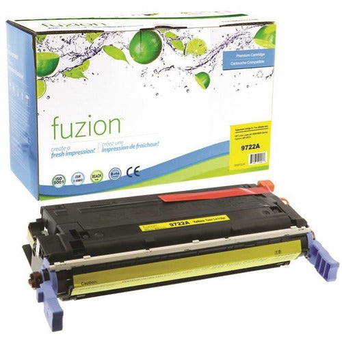 Replacement Fuzion Remanufactured Toner Cartridge fits HP, Canon 641A - Yellow GSUGS9722A