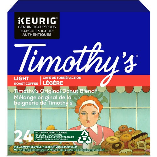 Timothy's K-Cup Original Donut Blend Coffee KEU9606782