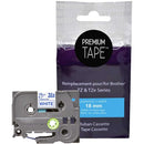 Premium Tape Tape - Alternative for Brother TZe243 - Blue on Whit AZ243