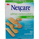 Nexcare Ultra Stretch Bandages CS201-CA, Assorted Sizes, 50/Pack CS201CA