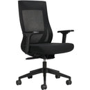 Offices To Go Zim Synchro-Tilter Chair High Back Mesh Black OTG11351B