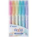 FriXion Light Erasable Highlighters Assorted Pastel Colours 6/pkg SWFLS6S