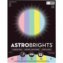 Astrobrights Cover Stock 65 lb 8-1/2" x 11" Assorted Pastel Colou AB91724