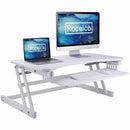 Rocelco ADR 32" Adjustable Desk Riser with EVR RADRW