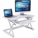 Rocelco EADRW- Sit Stand Desk Riser READRW