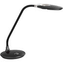 Dainolite 5W Table Lamp w/ Magnifier, Black 121LEDTBK