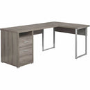 Monarch Specialties Computer Desk - 80"L / Dark Taupe Left Or Rig I7255