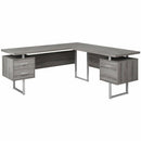 Monarch Specialties Computer Desk - 70"L / Dark Taupe Left OR Rig I7304