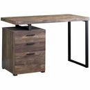 Monarch Specialties Computer Desk - 48"L / Brown Reclaimed Wood / I7408