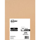 Avery White Shipping Labels 35163