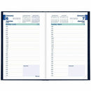 Blueline Daily Planner 8"x 5" Bilingual, Blue C150482B