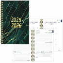 Blueline 2025-2026 Marble 13-Month Weekly/Monthly Academic Planne CA114BPI01