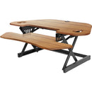 Rocelco CADRT-46- Sit Stand Corner Desk Riser RCADRT46