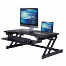 Rocelco DADR 37.4" Deluxe Adjustable Desk Riser RDADRB
