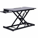 Rocelco VADR 31.5" Hi-Lift Adjustable Desk Riser RVADRB
