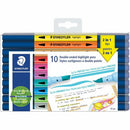 Staedtler Double-ended Highlighter Pens 3620TB10A6