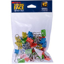 Officemate Smiling Face Binder Clips 31090