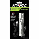 Rayovac LED Metal Rechargeable Flashlight ROVVNHAL8H