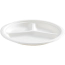 Eco Guardian 10" 3-Compartment Round Compostable Plates EGNA007