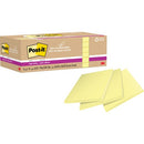 Post it 100% Recycled Paper Super Sticky Notes 3 in x 3 in C 654R12SSCY