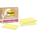Post it 100% Recycled Paper Super Sticky Notes 3 in x 5 in C 655R12SSCY