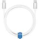 Blu Element Braided Charge/Sync USB-C to Lightning 4ft White BEC2L4W