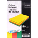 OFFISMART Neon Writing Pad, Ruled, 5"x8" , 180pg A00128