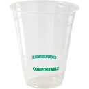 Eco Guardian 16 oz PLA Clear Cold Drink Cups EGCPLAK16