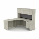 Heartwood L-Shape Work Station with Left Bridge Return 829785