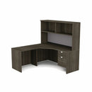 HDL L-Shape Suite Work Station with Open Hutch 829781