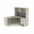 HDL L-Shape Suite Work Station with Open Hutch 829782