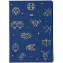 Letts&reg; Zodiac Weekly Planner 8-1/4" x 5-7/8" Multilingual Dar C082295