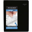 DayMinder 2024 Daily Four Person Group Appointment Book, Black, L G5600024