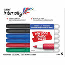 BIC Intensity Low Odor Dry Erase Markers, Assorted Colours, Chise GDEP61