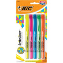 BIC Brite Liner Highlighter, Chisel Tip For Broad Highlighting &  BLP51AST