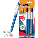 BIC 4-Colour Ballpoint Pens, Medium Point (1.0 mm), 4 colours in  MPP31AST
