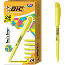 BIC Brite Liner Highlighter, Chisel Tip For Broad Highlighting &  BL241YEL