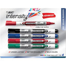 BIC Intensity Advanced Dry Erase Markers, Fine Point, Assorted Co GELIPP41AS