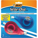 BIC Wite-Out Brand EZ Correct Correction Tape, 11.9 Metres, 2-Cou WOTAPP21