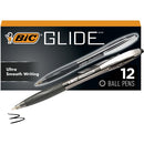 BIC Glide Black Retractable Ballpoint Pens, Medium Point (1.0 mm) VCG11BK