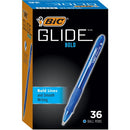 BIC Glide Bold Ballpoint Pens, Bold Point (1.6 mm), Blue Ink Pens 805003