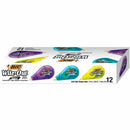 BIC Wite-Out Brand Mini Correction Tape, 4.9 Meters, 12-Count Box WOTM11WHI