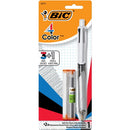 BIC 4-Colour 3+1 Ballpoint Pens and Pencil, Medium Point (1.0 mm) MMLP1AST