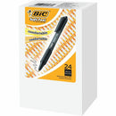 BIC Soft Feel Black Retractable Ballpoint Pens, Medium Point (1.0 SCSMB24BBK