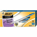 BIC Cristal Extra Smooth Ballpoint Pen, Medium Point (1.0 mm), Bl MS11CBL