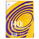 Enlivo Coil Exercise Book, Ruled, 10.5"x8" , 140pg 06130