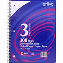 APP Coil Exercise Book, Ruled, 10.5"x8" , 300pg, 3-Subjects 06135