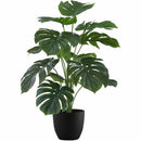 Monarch Specialties Artificial Plant - 24"H / Indoor Monstera / 5 I9576