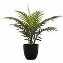 Monarch Specialties Artificial Plant - 20"H / Indoor Palm in a 5" I9501