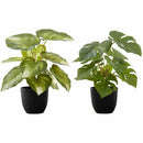 Monarch Specialties Artificial Plant - 2pcs / 13"H Monstera/Calat I9584